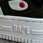 A BATHING APE BAPE STA LOW / BLOCK SHARK BLACK