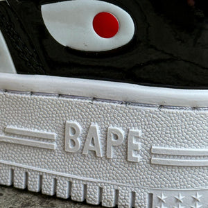 A BATHING APE BAPE STA LOW / BLOCK SHARK BLACK