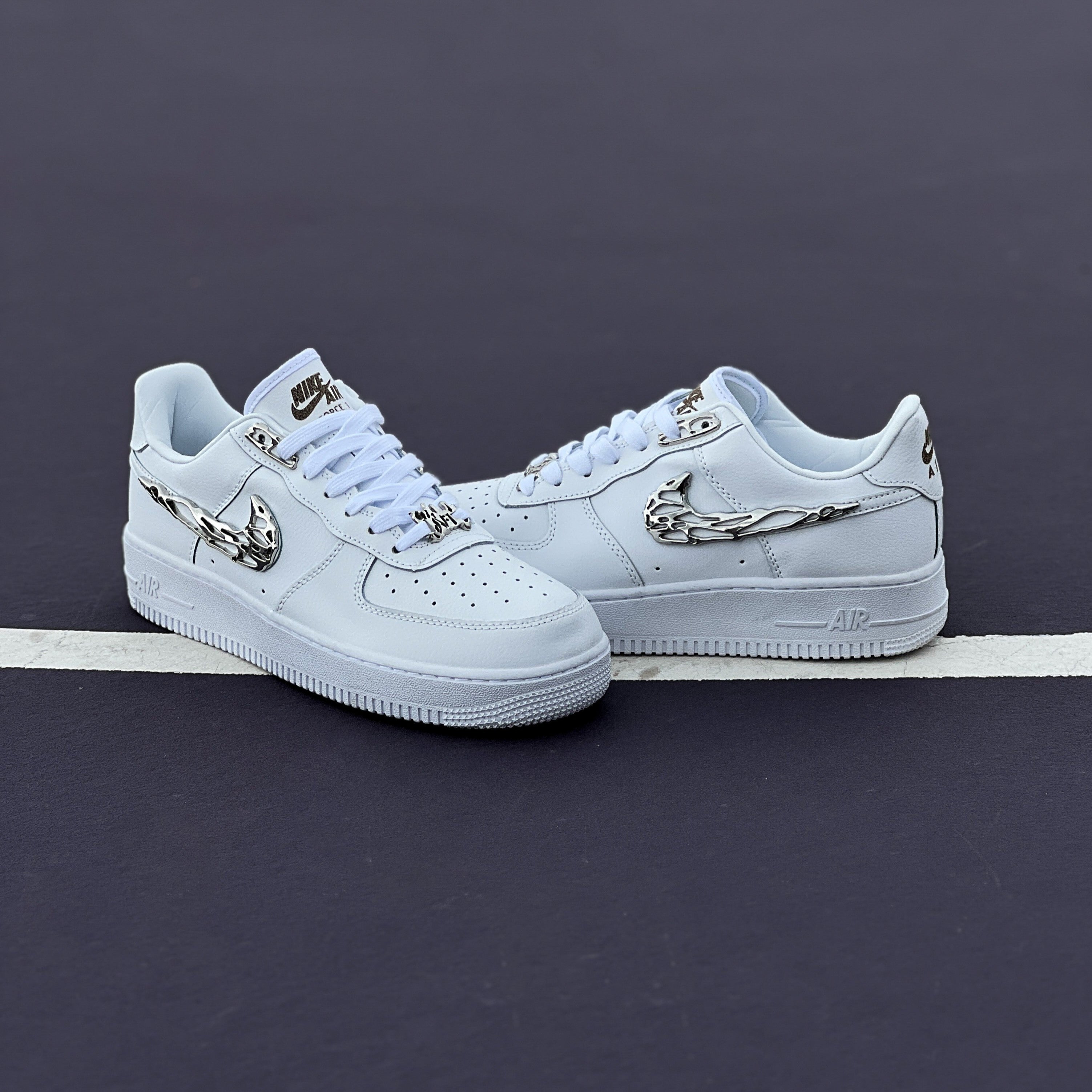 Nike Air Force 1 / Molten Metal Swoosh