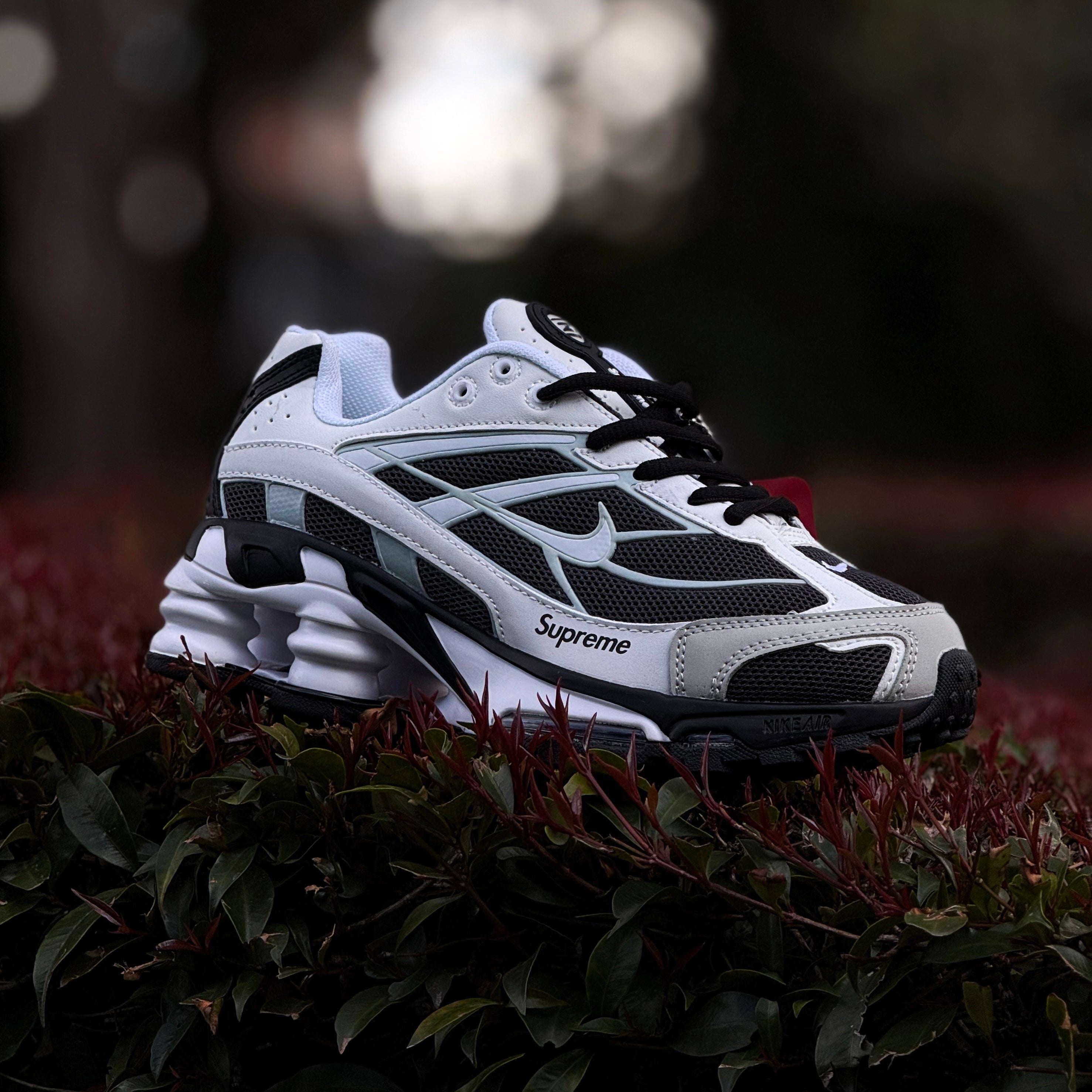 NIKE SHOX RIDE 2 / SUPREME BLACK WHITE