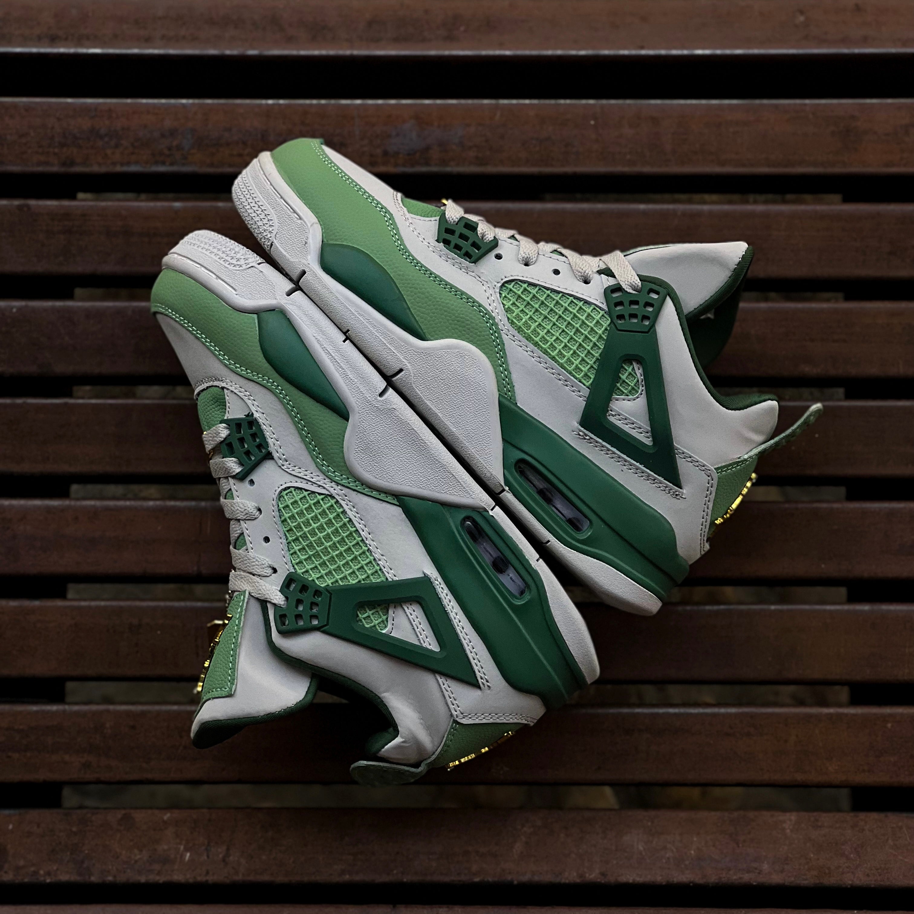 AIR JORDAN 4 / GREEN WHITE