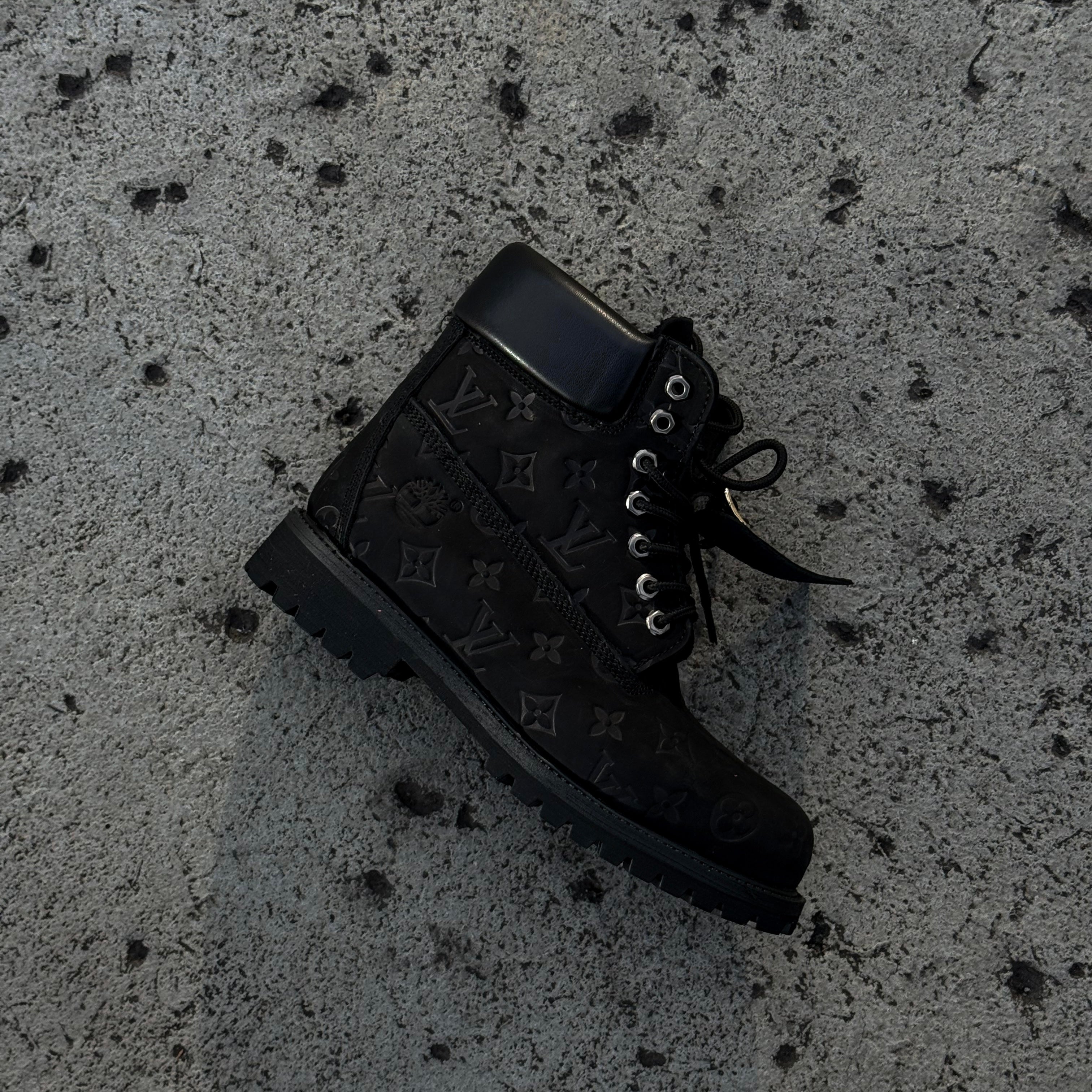 TIMBERLAND LOUIS VUITTON 6 ANKLE BOOT / BLACK MONOGRAM