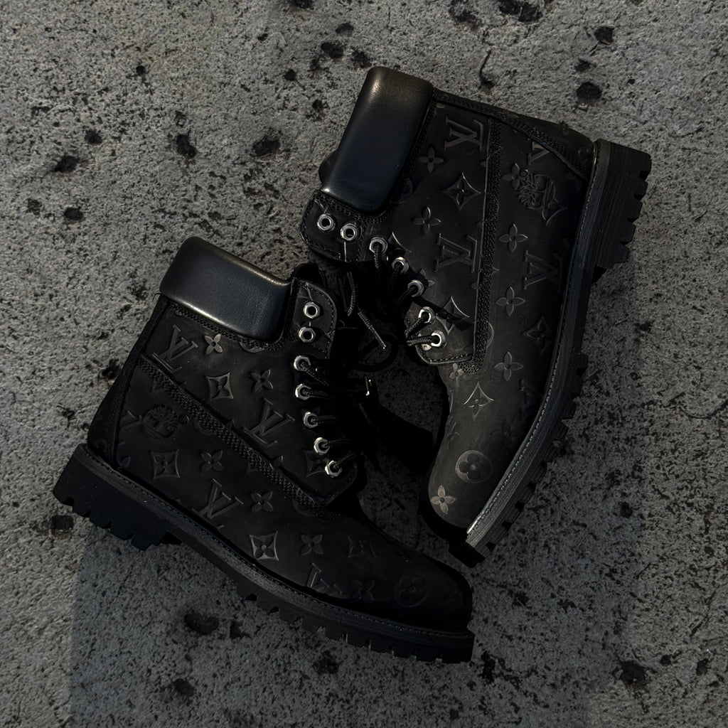 TIMBERLAND LOUIS VUITTON 6 ANKLE BOOT / BLACK MONOGRAM