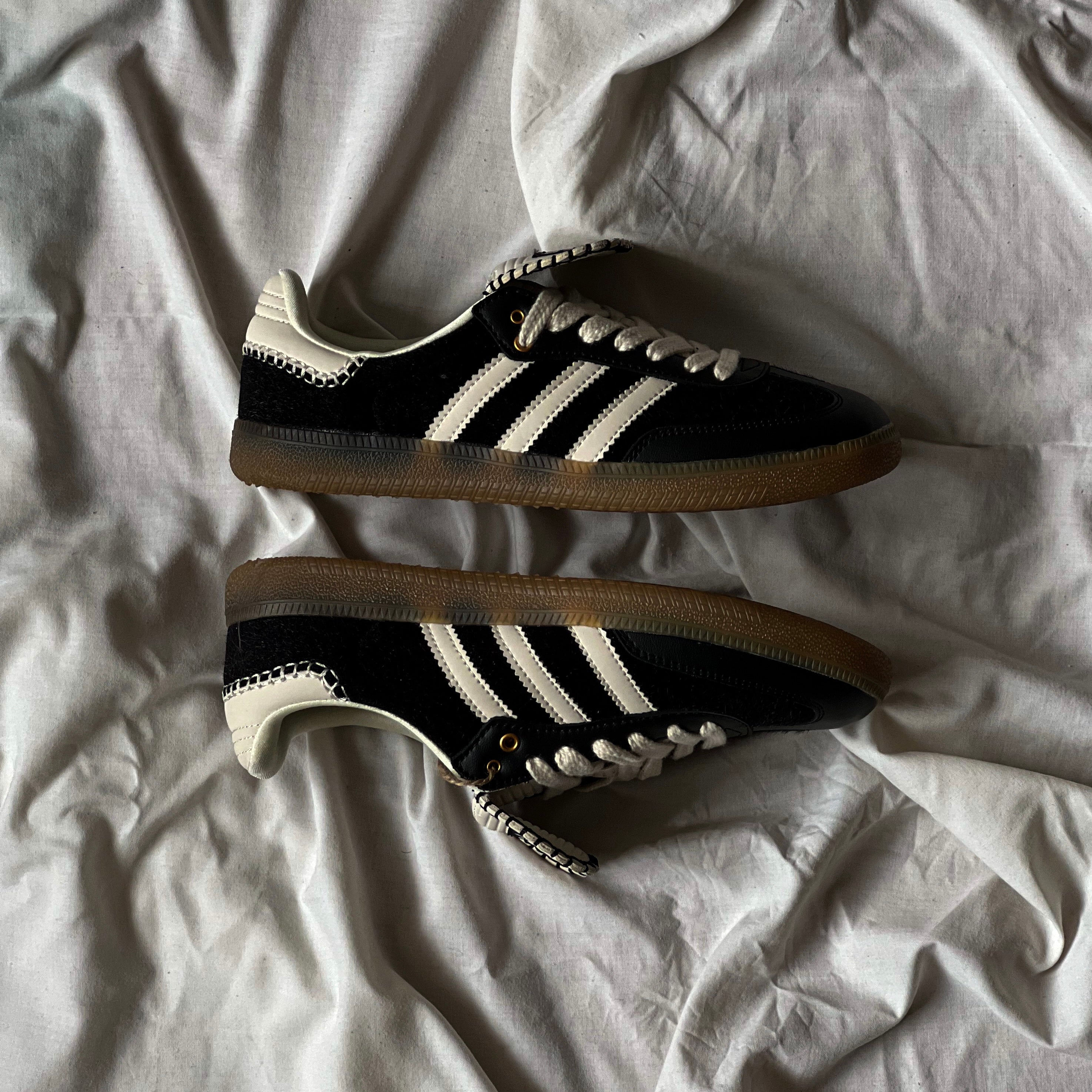 ADIDAS SAMBA PONY TOTAL / WALES BONNER BLACK