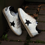 GOLDEN GOOSE BALL STAR / WHITE NAPPA OR