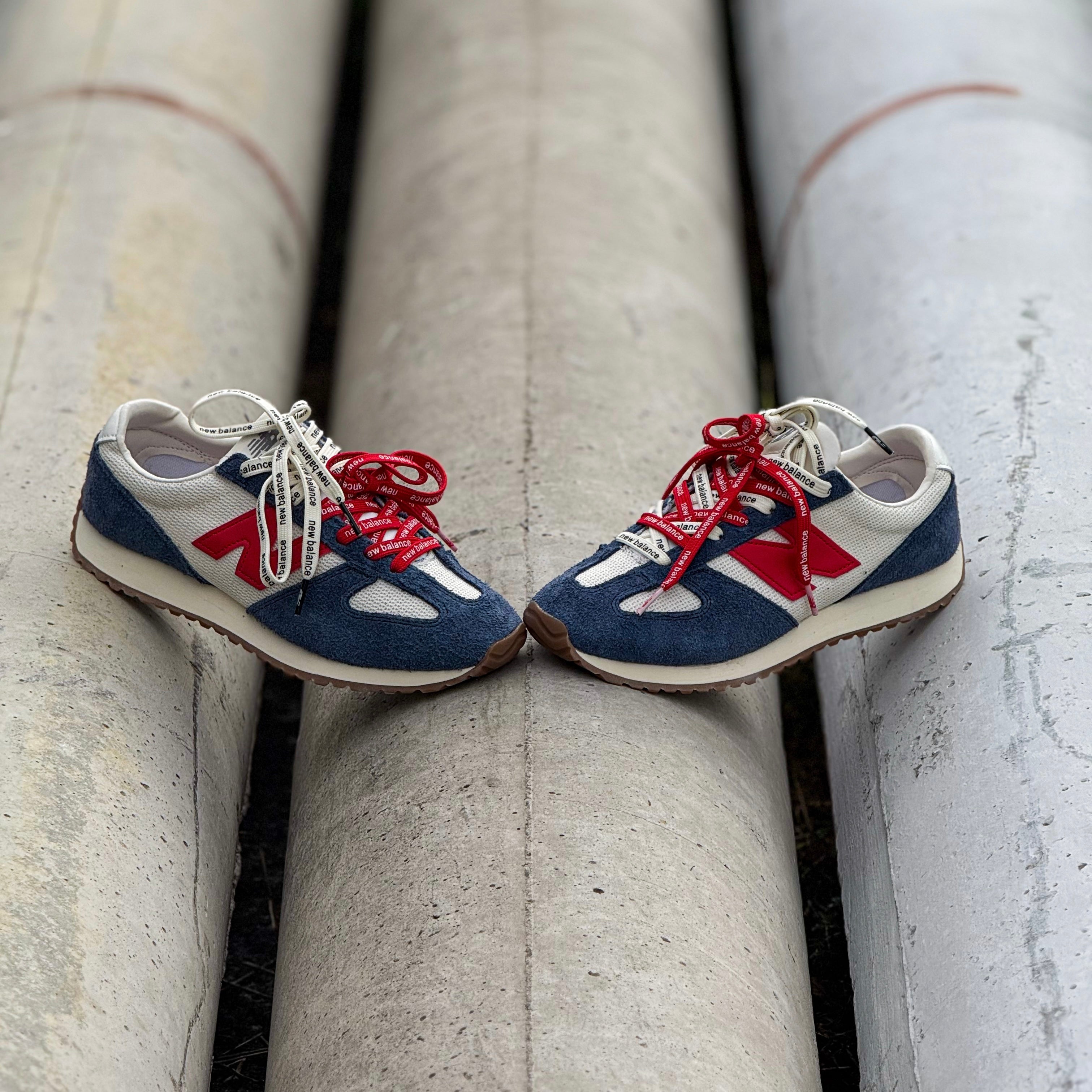 NEW BALANCE 471 / NAVY LINEN TRUE RED