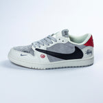 AIR JORDAN LOW TRAVIS SCOTT / STUSSY RED
