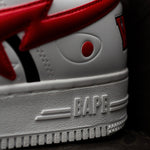 A BATHING APE BAPE STA LOW / SHARK WHITE