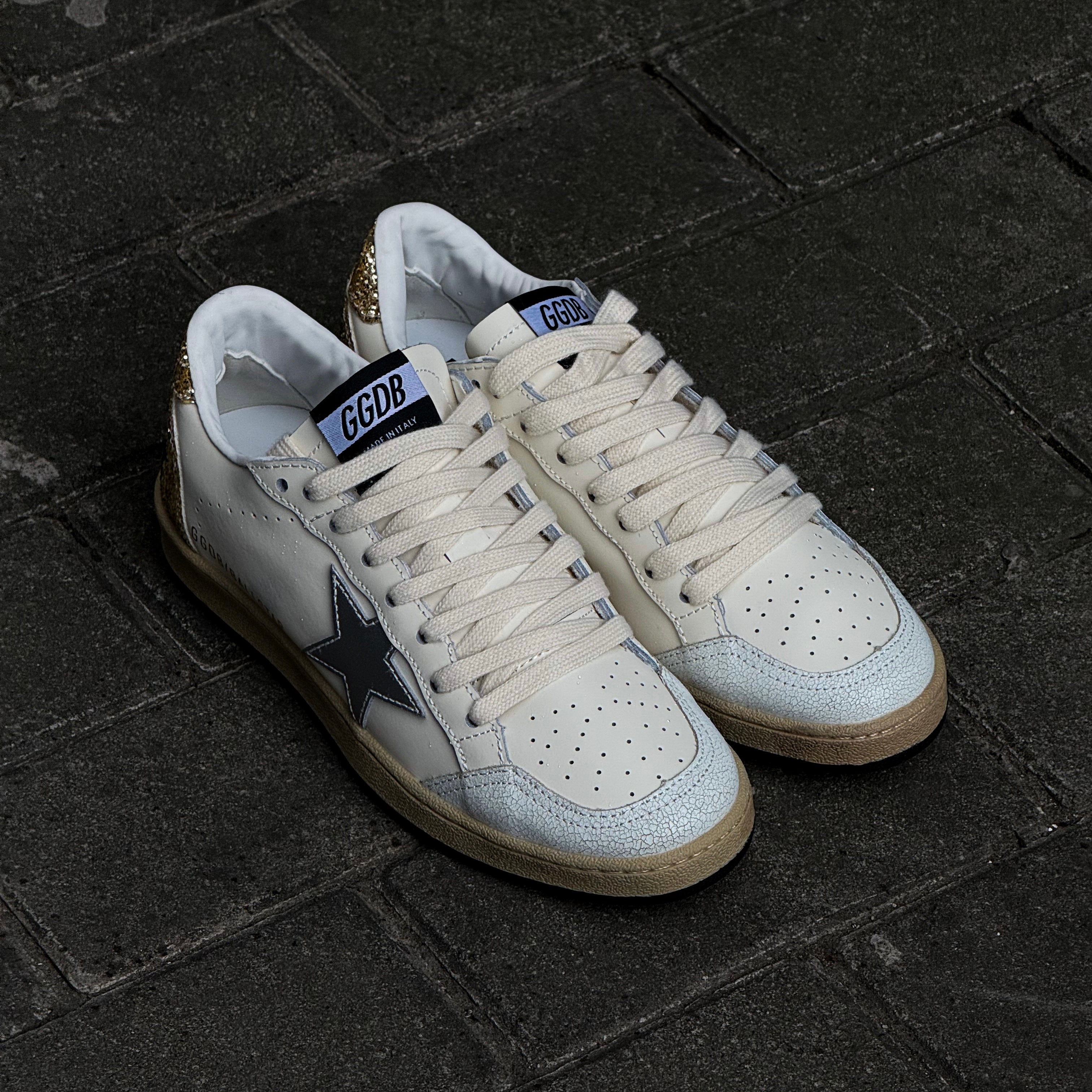 GOLDEN GOOSE BALL STAR / WHITE SILVER