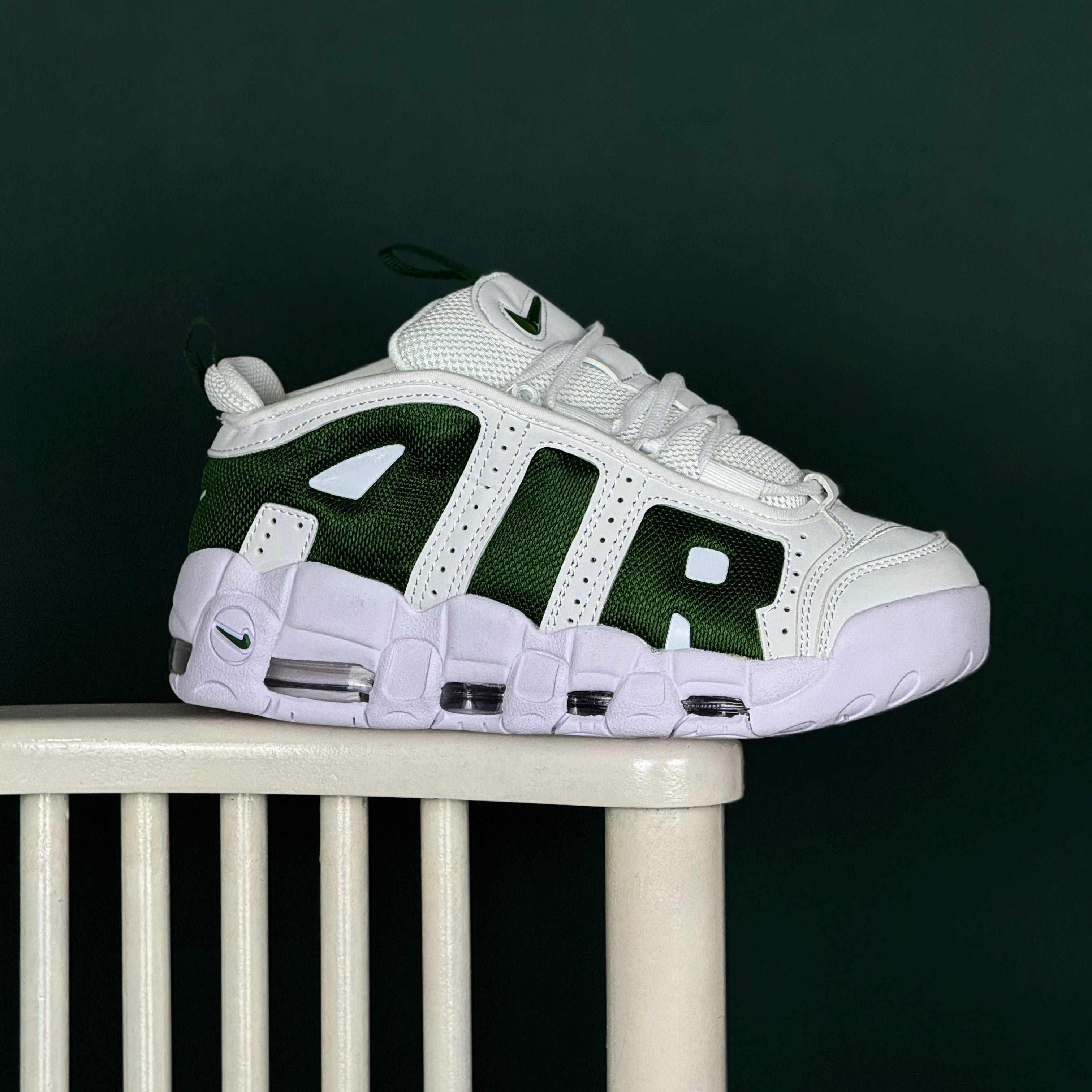 NIKE AIR MORE UPTEMPO LOW / WHITE FIR