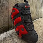 NIKE AIR  UPTEMPO LOW / DARK GREY LIGHT CRIMSON
