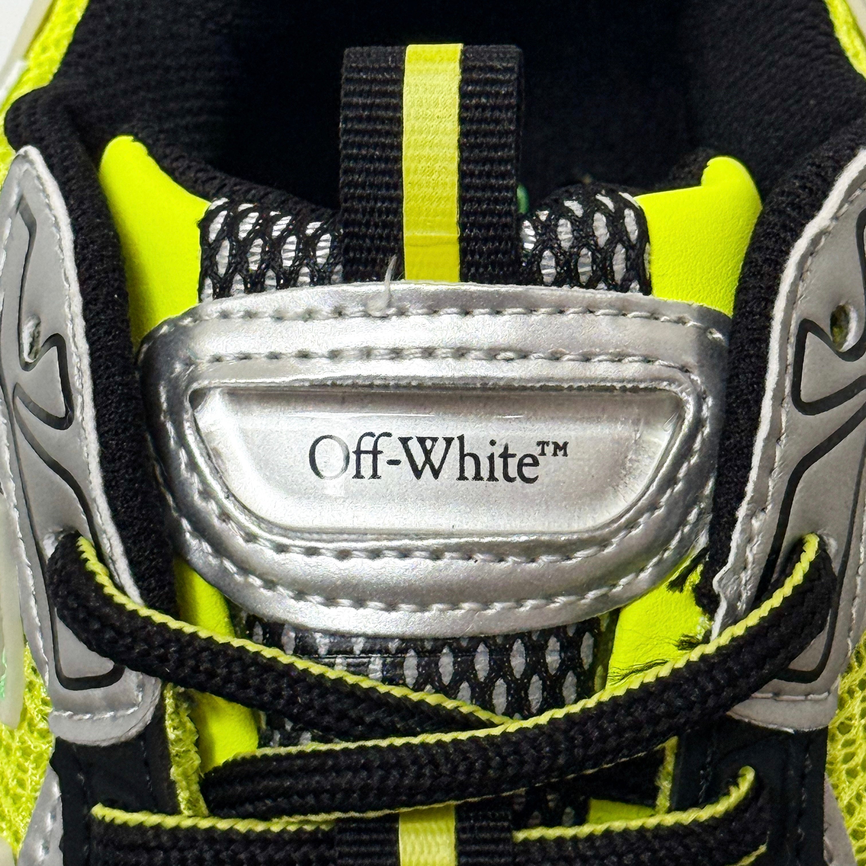 OFF WHITE / BE RIGHT BACK / SILVER GREEN FLUO