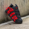 NIKE AIR  UPTEMPO LOW / DARK GREY LIGHT CRIMSON