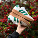 ADIDAS SAMBA XLG / GREEN WHITE