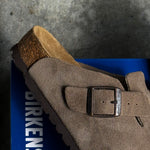 BIRKENSTOCK BOSTON / SUEDE TAUPE OR