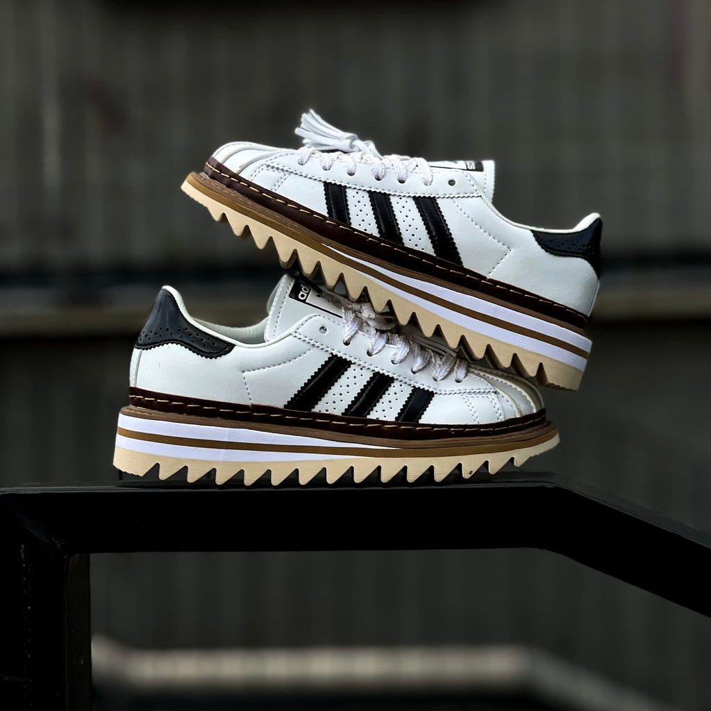 ADIDAS SUPERSTAR CLOT / EDISON CHEN WHITE CRYSTAL SAND