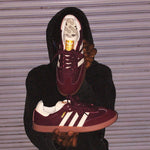 ADIDAS SAMBA OG / MAROON GOLD