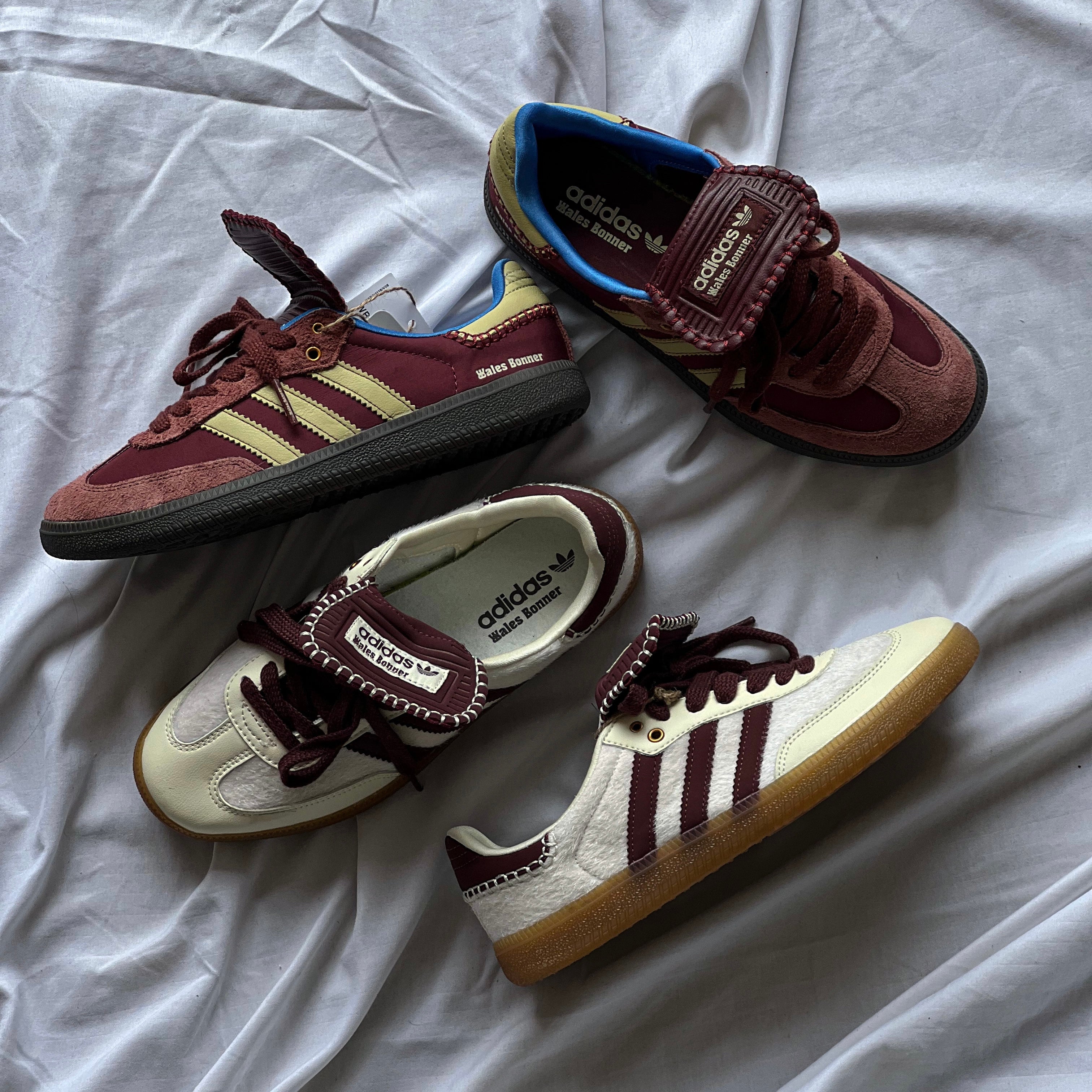 ADIDAS SAMBA PONY TOTAL / WALES BONNER CREAM WHITE