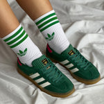ADIDAS GAZELLE INDOOR / COLLEGIATE GREEN LUCID PINK