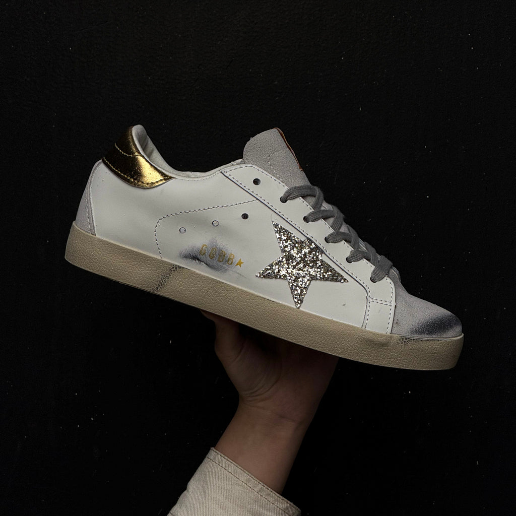 GOLDEN GOOSE BALL-STAR / WHITE GOLD
