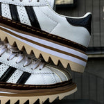 ADIDAS SUPERSTAR CLOT / EDISON CHEN WHITE CRYSTAL SAND