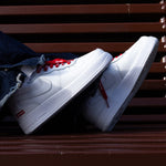 NIKE AIR FORCE 1 MID / SUPREME WHITE
