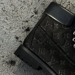 TIMBERLAND LOUIS VUITTON 6 ANKLE BOOT / BLACK MONOGRAM