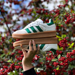 ADIDAS SAMBA XLG / GREEN WHITE
