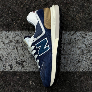 NEW BALANCE 574 / NAVY WHITE BEIGE