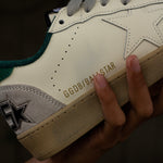 GOLDEN GOOSE BALL STAR / WHITE GREEN OR