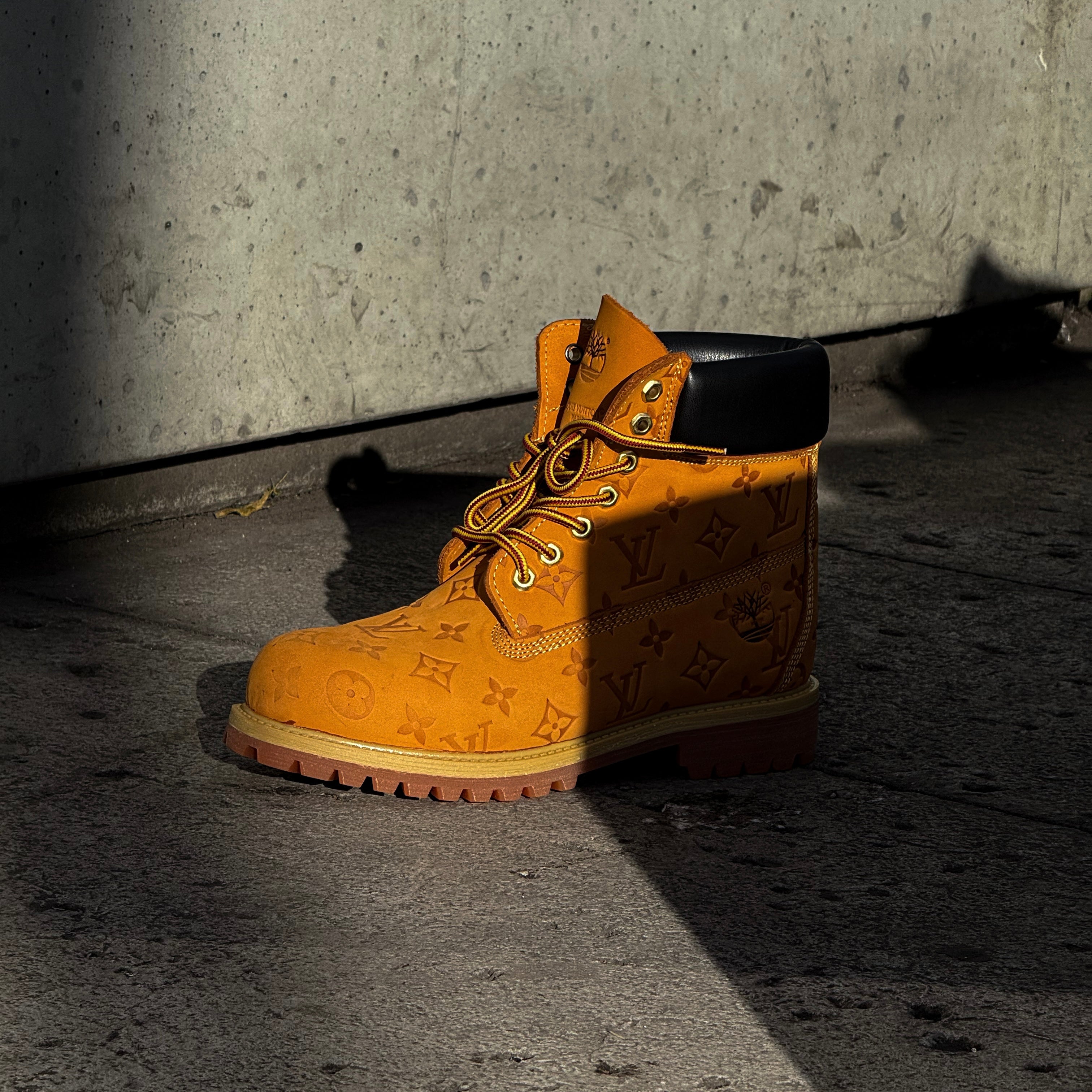 TIMBERLAND LOUIS VUITTON 6 ANKLE BOOT / WHEAT MONOGRAM