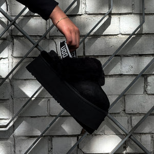 UGG FUNKETTE SLIPPER / BLACK