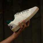 GOLDEN GOOSE BALL STAR / WHITE GREEN OR