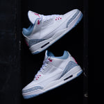 AIR JORDAN RETRO 3 / WHITE COBALT BLISS