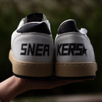GOLDEN GOOSE BALL-STAR WHITE SILVER OR