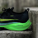 NIKE AIR ZOOM ALPHAFLY / BLACK ELECTRIC GREEN