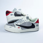 AIR JORDAN LOW TRAVIS SCOTT / STUSSY RED