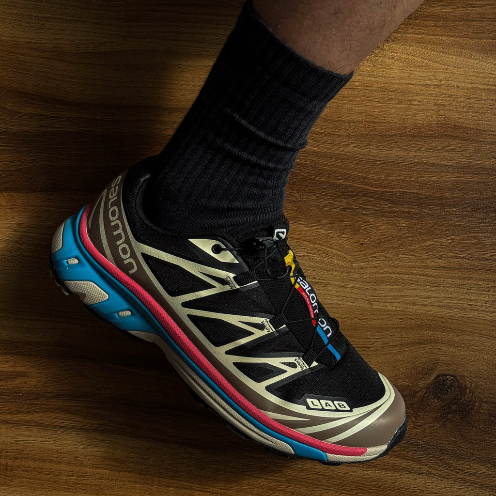 SALOMON XT-6 / BLACK COW HIDE