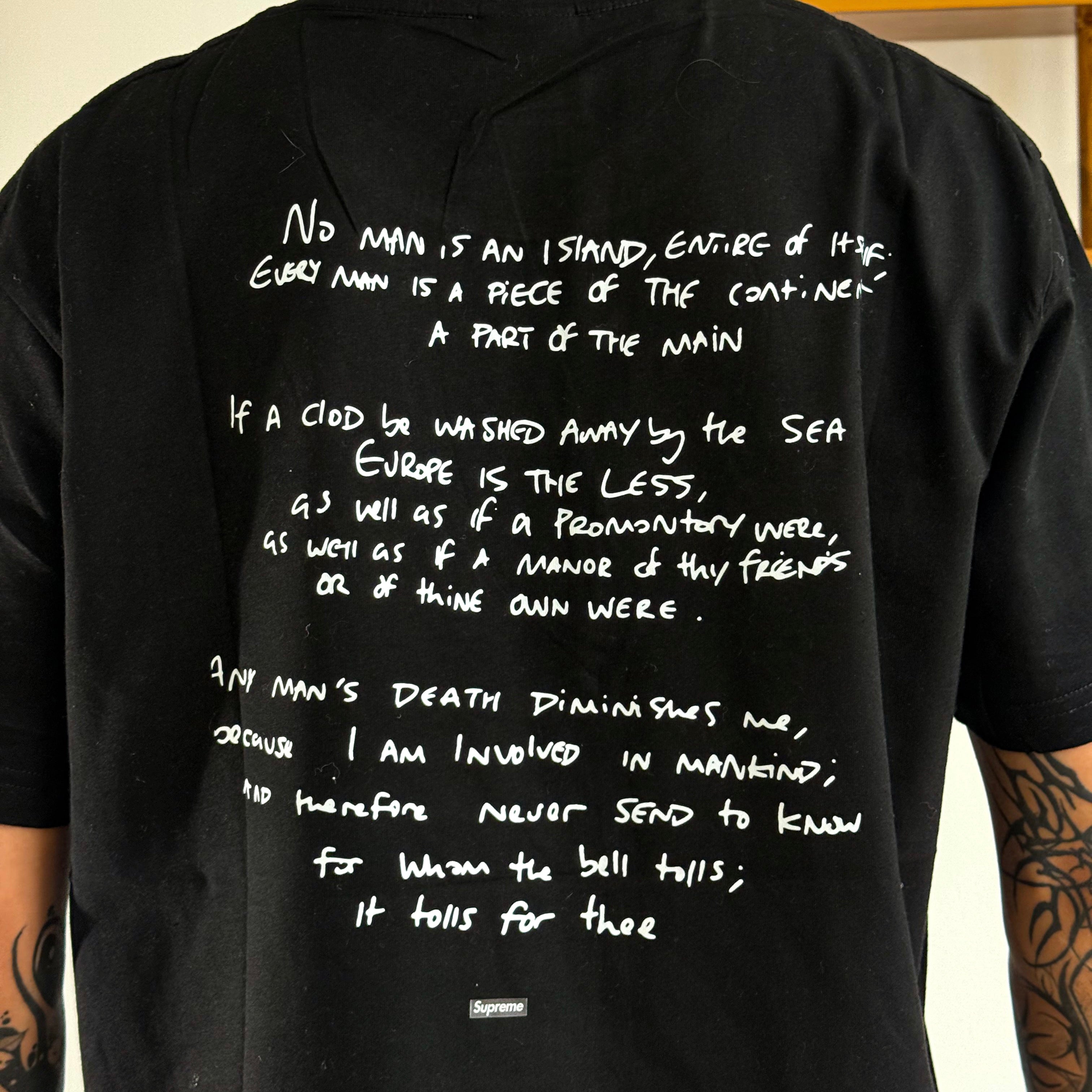 T-SHIRT SUPREME / BLACK