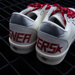 GOLDEN GOOSE BALL STAR / WHITE RED OR