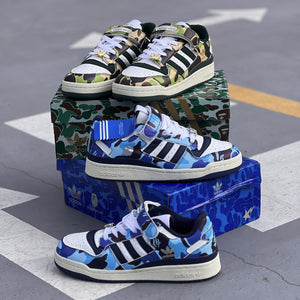 Adidas Forum / ABC Camo x BAPE - Low