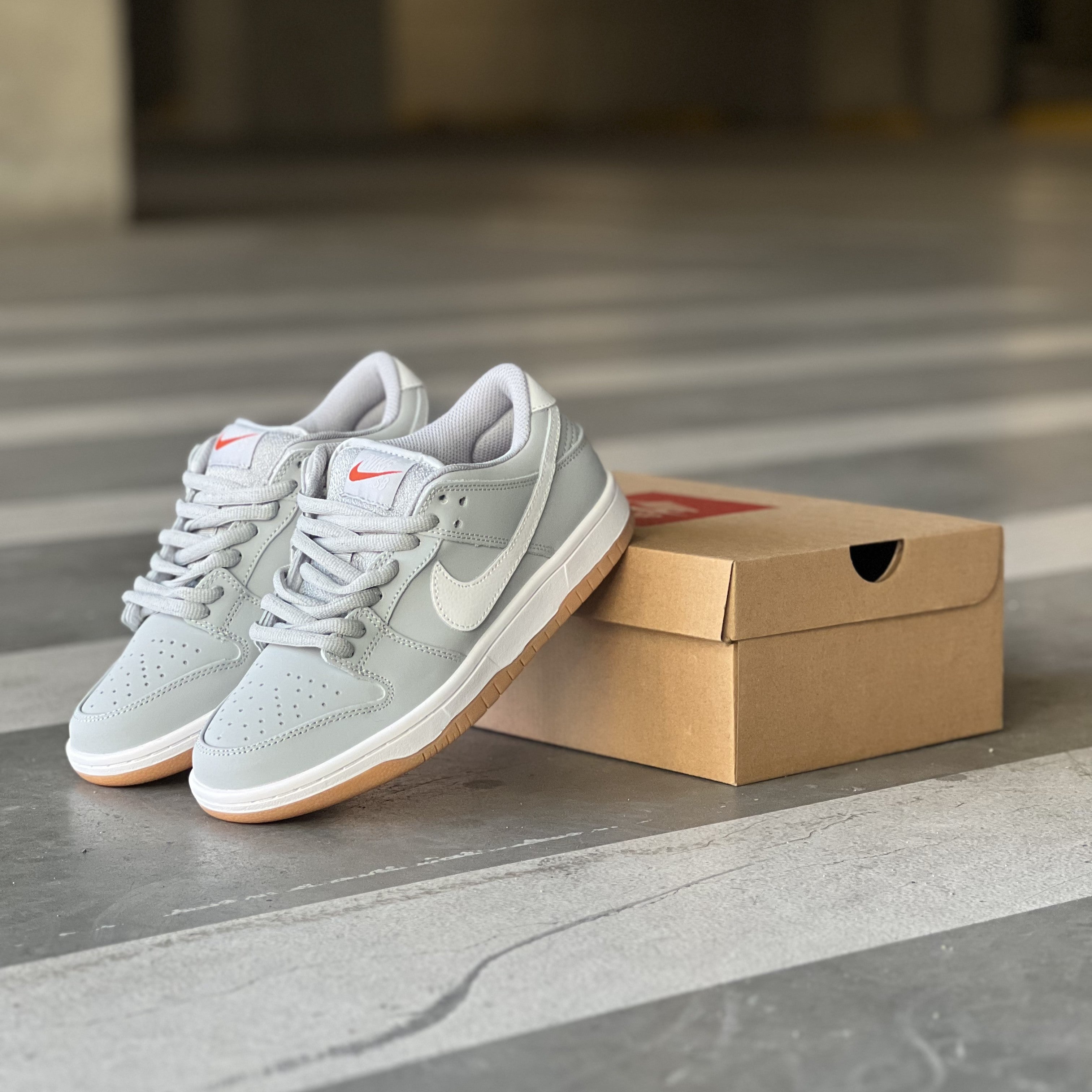 NIKE DUNK / Pro ISO Orange Grey Wolf - Low