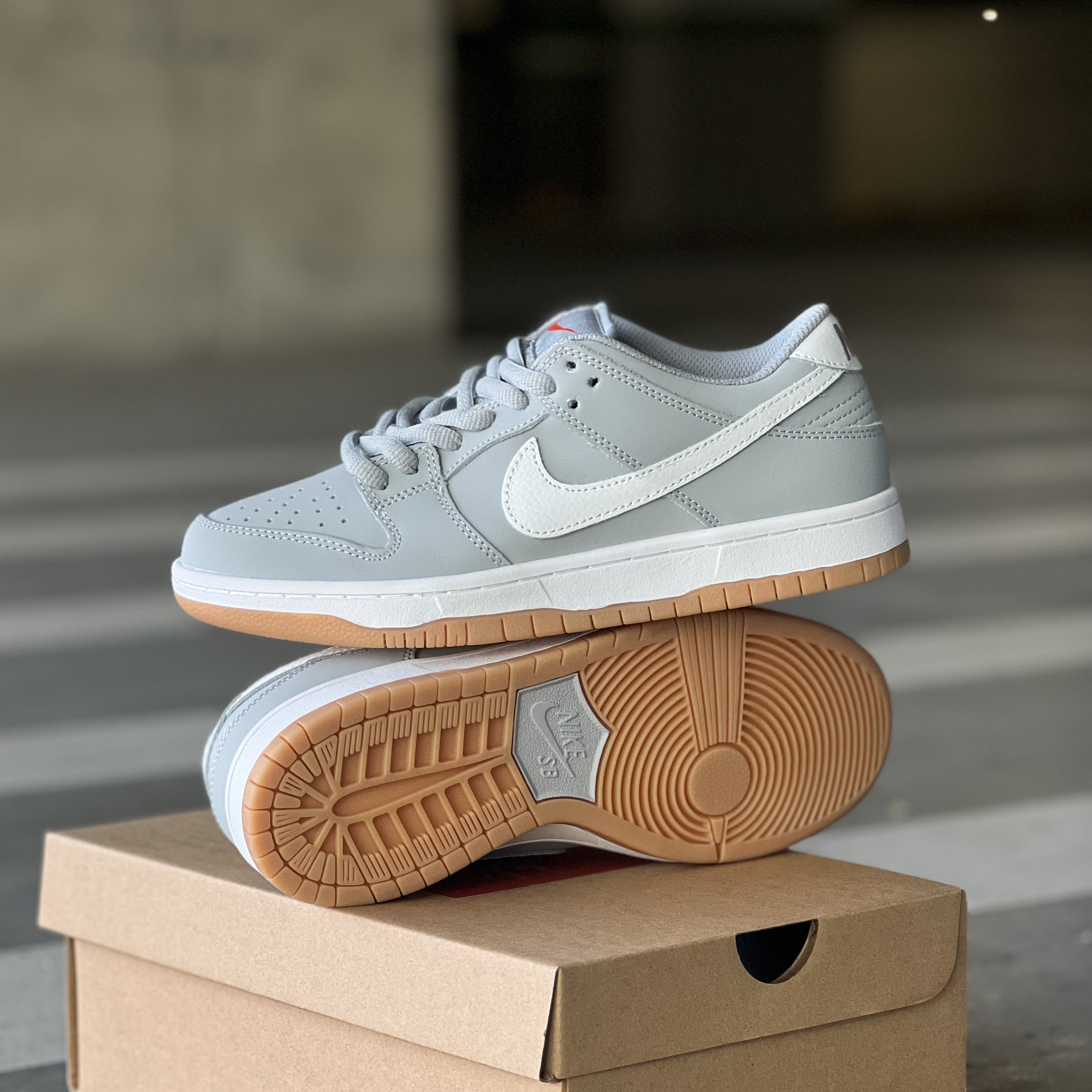 NIKE DUNK / Pro ISO Orange Grey Wolf - Low