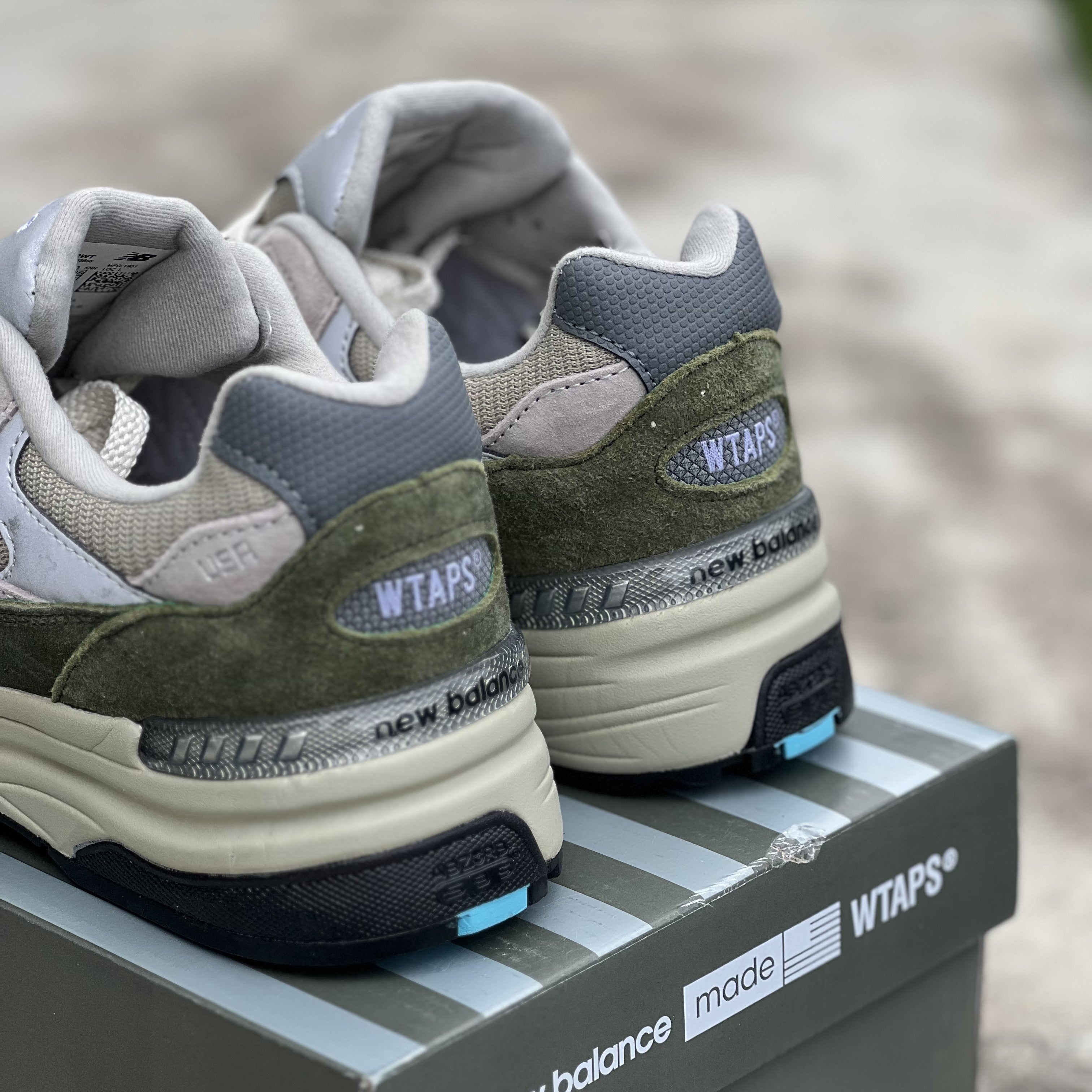 New Balance 992 / Concret Green WTAPS