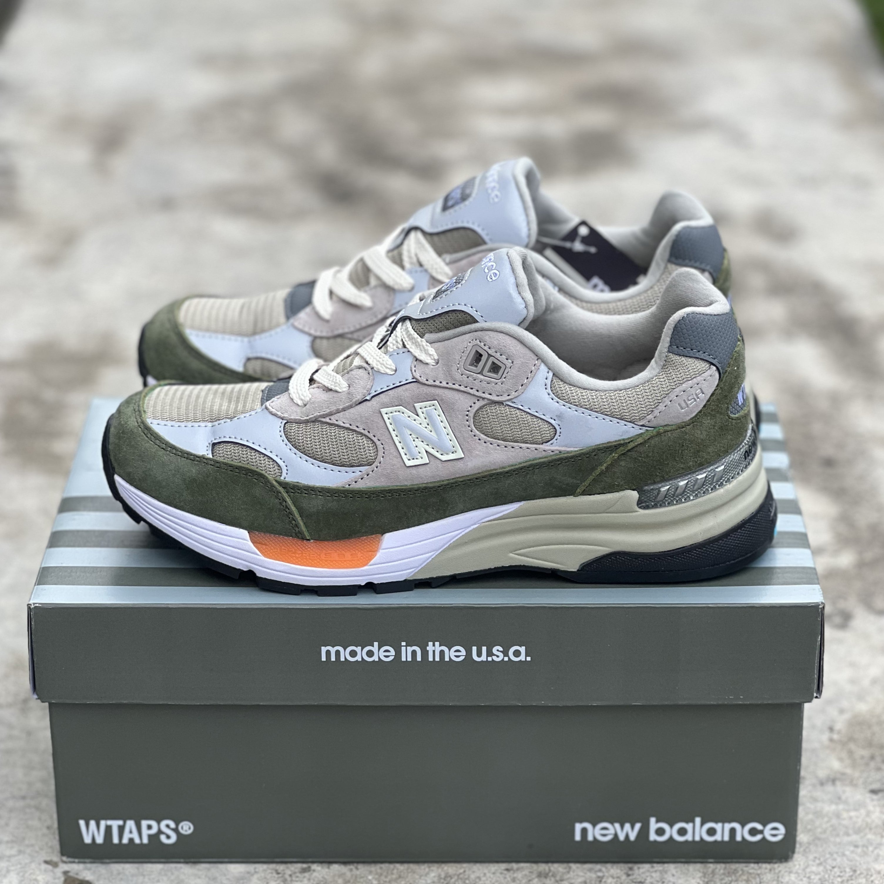 New Balance 992 / Concret Green WTAPS