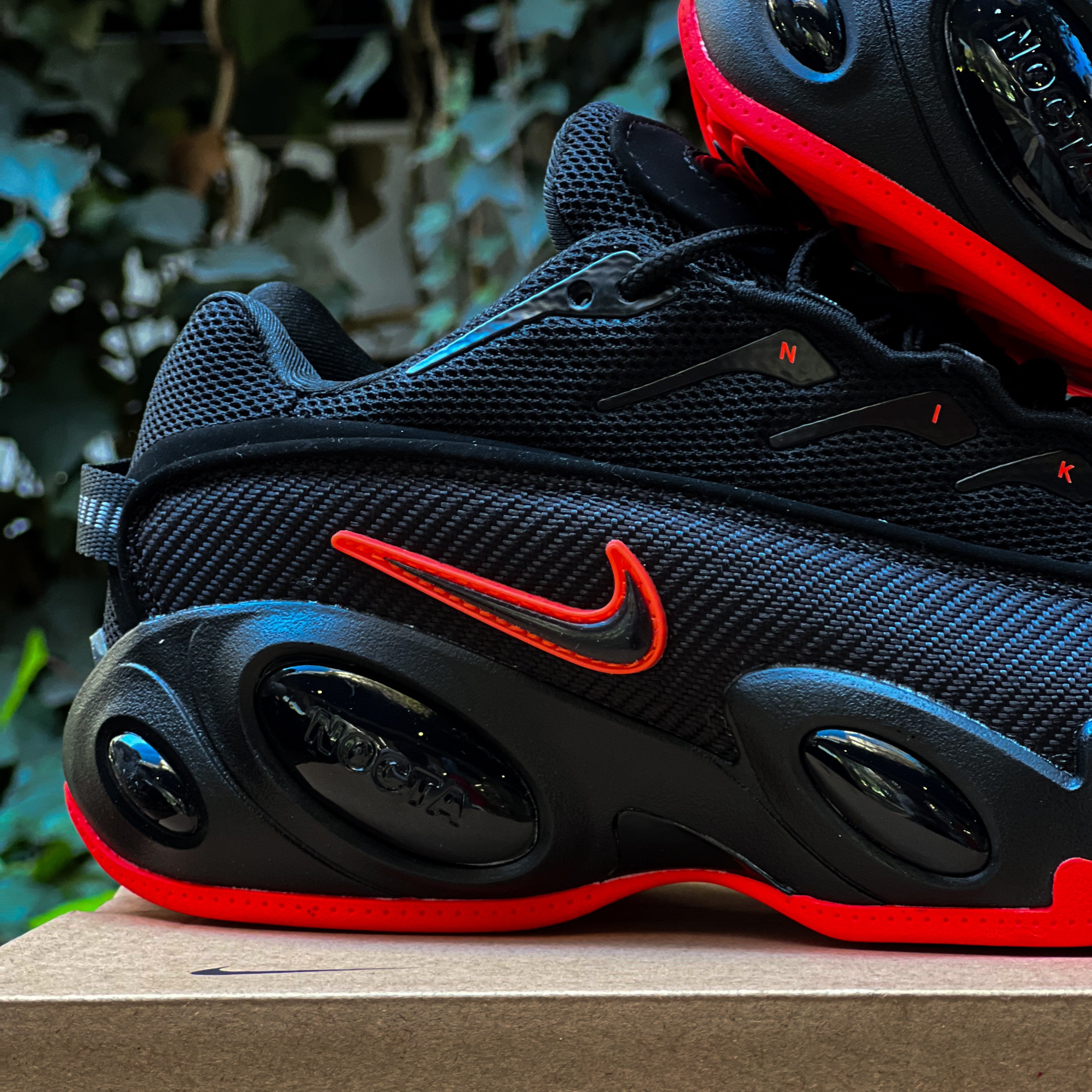 Nike Nocta Glide / Black Red x Drake