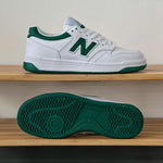 New Balance 480 / White Nightwatch Green
