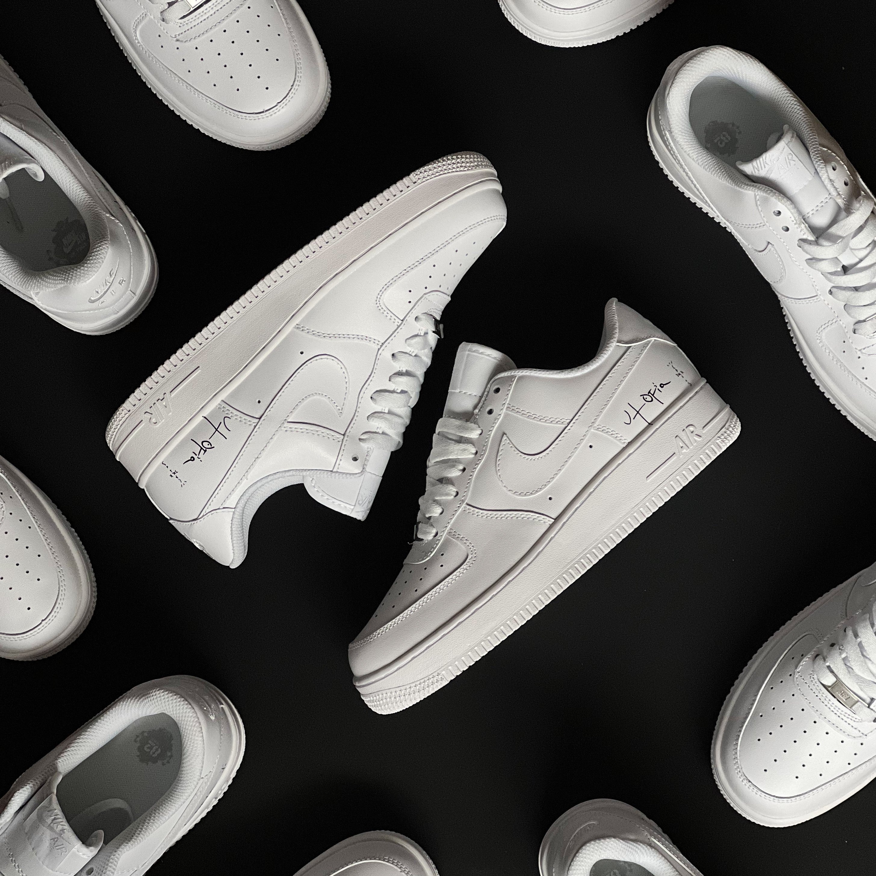 Nike Air Force 1 / Cactus Jack Utopia - White