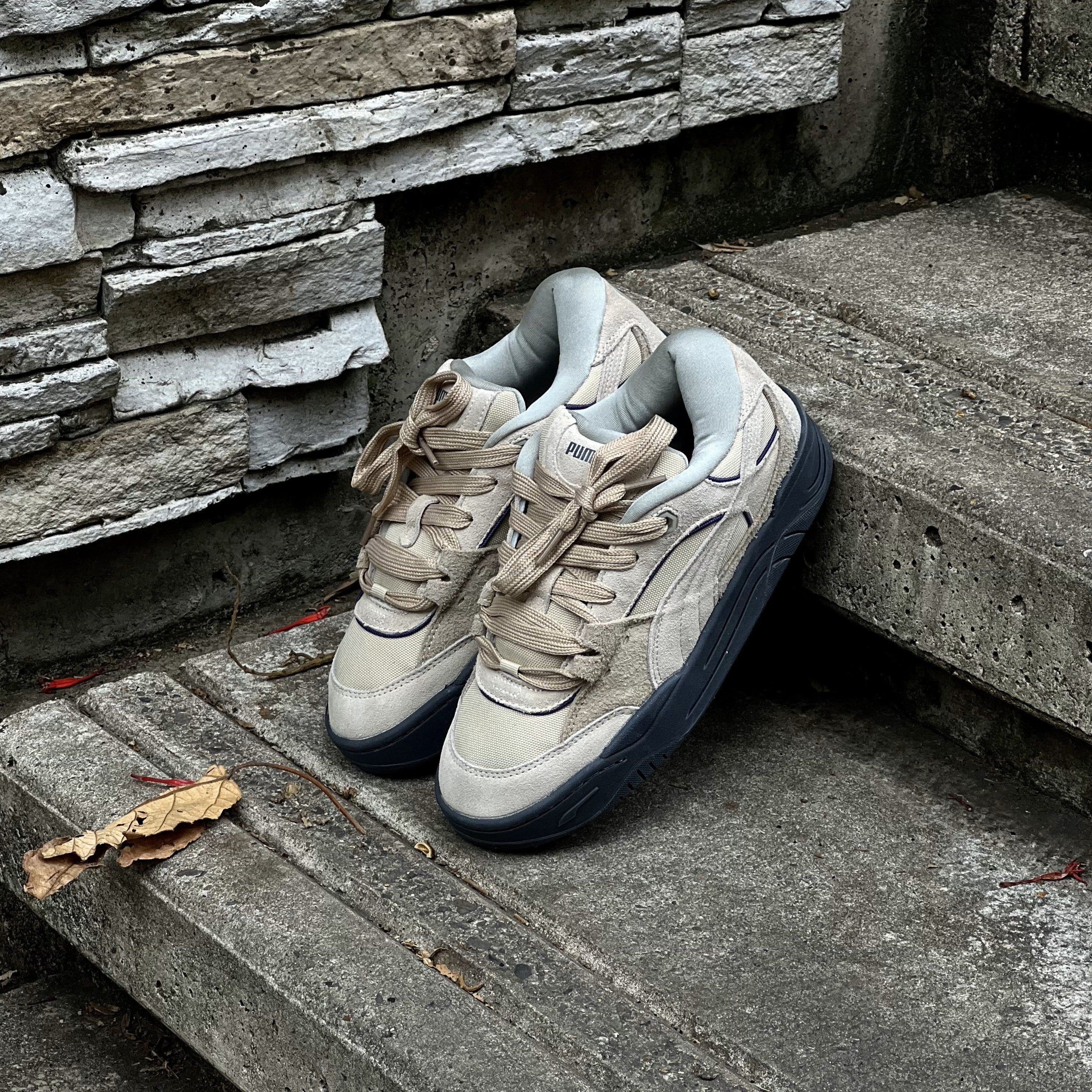 PUMA 180 / TRIPLE BLACK - BEIGE BLACK GUM