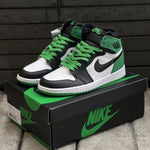 Air Jordan I / Nobuck Green - High